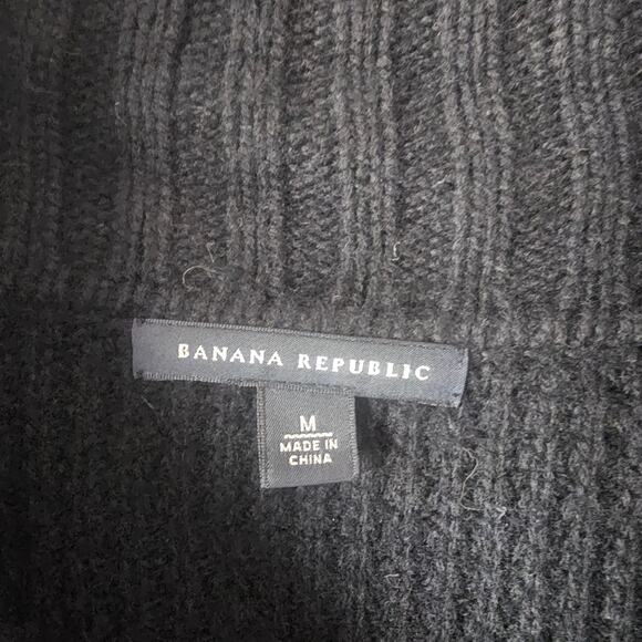 Banana Republic Short Sleeve Knit Cape Sweater Size M - Picture 3 of 8